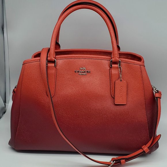Coach Small Margot Carryall Watermelon Ombre - Picture 1 of 9